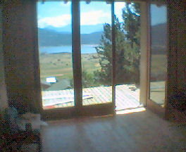 view from the living room